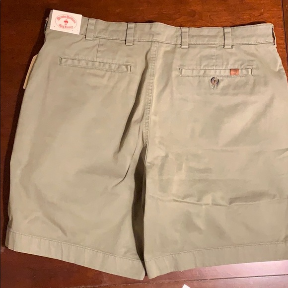 9” stretch chino short- olive color - Picture 4 of 8